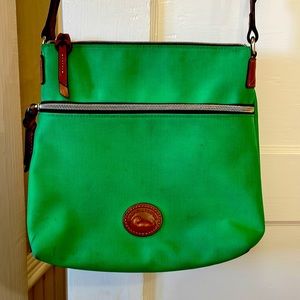 Dooney & Bourke Canvas Crossbody Bag with removable/adjustable straps.